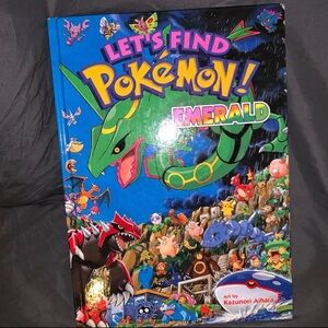 Let’s Find Pokemon! Emerald 2008 hardcover Book
